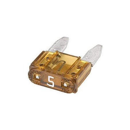 Bezpiecznik płaski Mini 5A L10.9 mm beżowy op. 50 szt. Hella