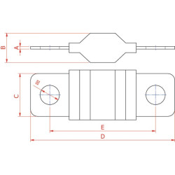 Bezpiecznik Midi 32V 60A L41.1 mm żółty op. 1 szt. Hella
