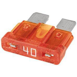 Bezpiecznik płaski 32V 40A L18.6 mm pomarańczowy op. 50 szt. Hella
