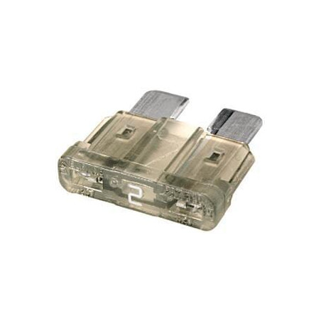 Bezpiecznik płaski 32V 2A L18.6 mm szary op. 50 szt. Hella