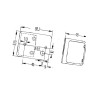 Lampa obrysowa biała Hella 2PF006679017