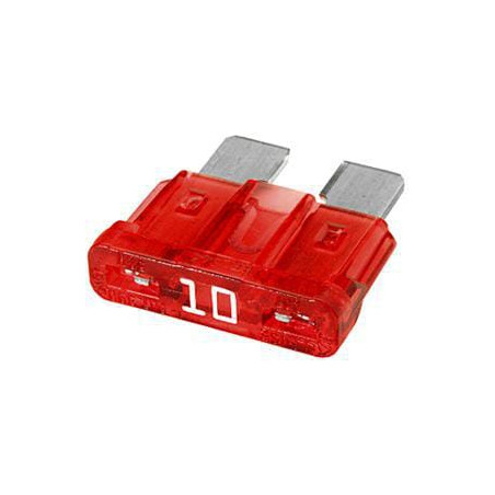Bezpiecznik płaski 32V 10A L18.6 mm czerwony op. 50 szt. Hella