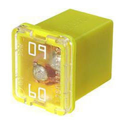 Bezpiecznik Pal 60A L12 mm żółty Hella