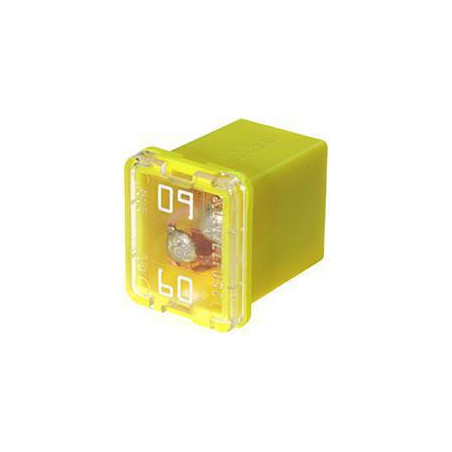 Bezpiecznik Pal 60A L12 mm żółty Hella