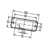 Lampa obrysowa biała Hella 2PF961167021