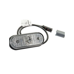 Lampa obrysowa biała LED 21-30V Aspöck 317704017