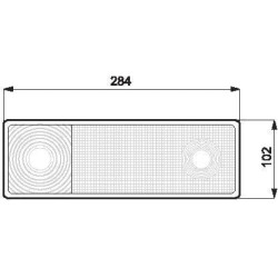 Lampa Tylna, 03 We549l, Lewa 12 V Lub 24 V