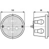 Lampa Zespolona Tylna, 72, W-16, 12 V Lub 24 V, Lewa