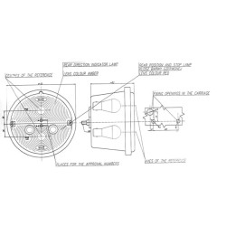 Lampa Zespolona Tylna, 73, W-16, 12 V Lub 24 V, Prawa