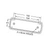 Lampa zespolona, kierunkowskaz 900600LB Britax 8719607058520