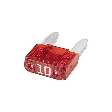 Bezpiecznik płaski Mini 10A L10.9 mm czerwony op. 50 szt. Hella