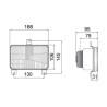 Reflektor Massey Ferguson, Landini 1693944M93, 3542817M91, Cobo 5035776901188