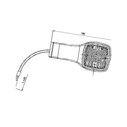 Lampa zespolona, prawa 03413000 Cobo 8716106725755