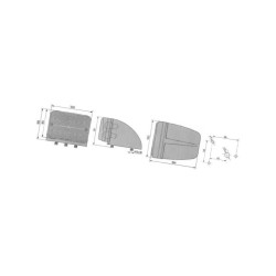 Lampa zespolona 03106000GR Cobo 8716106720606