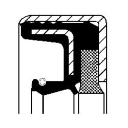 Simmering 42x62x14 COMBI NBR Corteco 12001889