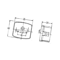 Lampa zespolona, prawa 2BE003182101 Hella 4082300049848