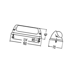 Lampa zespolona, lewa 2BE001278011 Hella 4082300097955