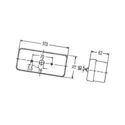 Lampa zespolona 2BE002582031 Hella 4082300100075