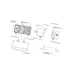 Lampa kierunkowskazu, LED, 491 1400691130 Waś 5700037976525