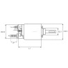 Elektromagnes rozrusznika 12V
