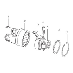 B&P 418041203R Obudowa sprzęgła jednokierunkowego RA1 G3/G4 Bondioli Pavesi