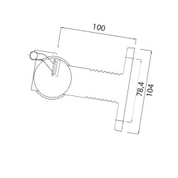 Lampa obrysowa LED, 12V uniwersalna Aspöck