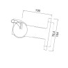 Lampa obrysowa LED, 12V uniwersalna Aspöck