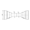 Osłona wałka LFMR BA-5/7 1010mm fi pierścienia 63,5mm