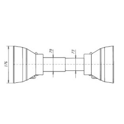 Osłona wałka LFMR BA-6/7 1010mm fi pierścienia