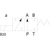 Elektrozawór Cetop 05 - NG10 4/2 B20 24V 350 bar