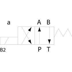 Elektrozawór Cetop 05 - NG10 4/2 B2 24V 350 bar