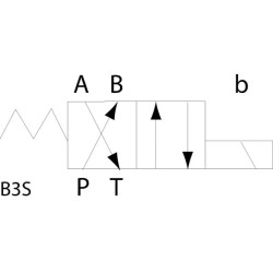 Elektrozawór Cetop 05 - NG10 4/2 B3S 24V 350 bar