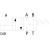Elektrozawór Cetop 05 - NG10 4/2 C6B 24V 350 bar