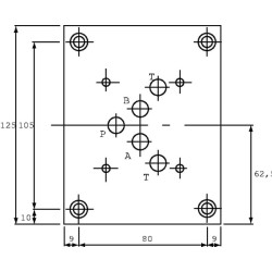 Podstawa stopy 1/2" boczna