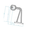 Lampa obrysowa LED, 12-24V uniwersalna pozioma Britax