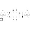 Elektrozawór Cetop 05 - NG10 4/3 C2 24V 350 bar