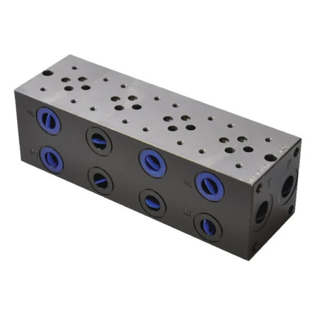 Płyta zaworu Cetop 03 - NG6, MR-34-GZ przyłącze dolne 3/8"