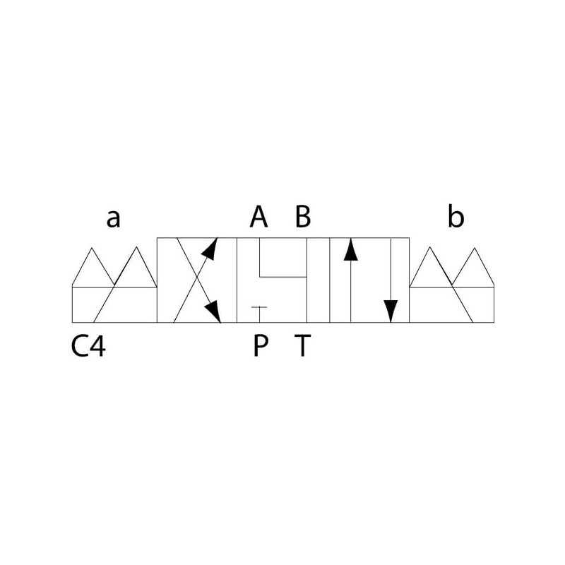 Elektrozawór Cetop 03 - NG6 4/3 SC4 24V 320 bar