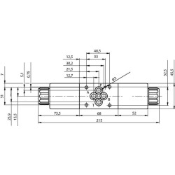 Elektrozawór Cetop 03 - NG6 4/3 SC2 12V 320 bar