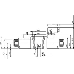 Elektrozawór Cetop 03 - NG6 4/3 SC2 12V 320 bar