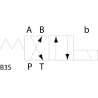 Elektrozawór Cetop 03 - NG6 4/2 SB3 24V 320 bar