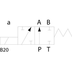 Elektrozawór Cetop 03 - NG6 4/2 SB20 12V 320 bar