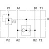 Kompensator ciśnienia 2-drożny zaworu NG6 AM3-PC-P