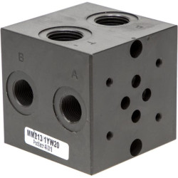 Płyta zaworu Cetop 03 - NG6, MR-31-GZ przyłącze dolne 3/8"