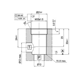 Podstawa stopy MR 3-5-GZCA NG-6 unt Eurofluid