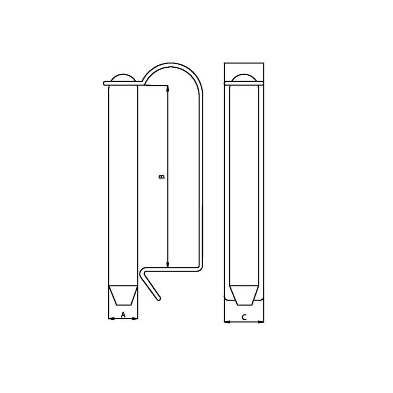 Zawleczka 12x55 mm