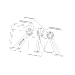Lampa obrysowa diodowa, 12/24V, lewa