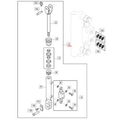 ER440788 John Deere Wieszak hydrauliczny