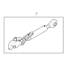 AL176534 John Deere Łącznik 2/3 M36x4,0 510-710mm R280mm