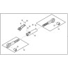 AL213697 John Deere Łącznik 3/3 M36x4,0 585-770mm R280mm